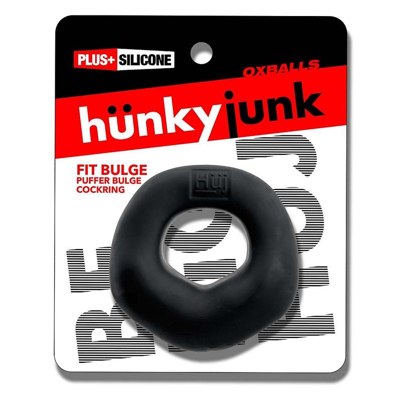 Fit Bulge Hung Style Cockring Black - Just for you desires