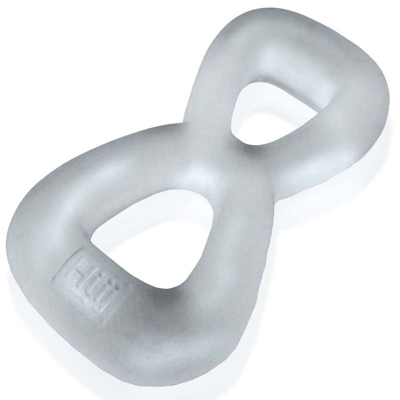 Boomerang Double Cockring Ball Stretcher Clear - Just for you desires