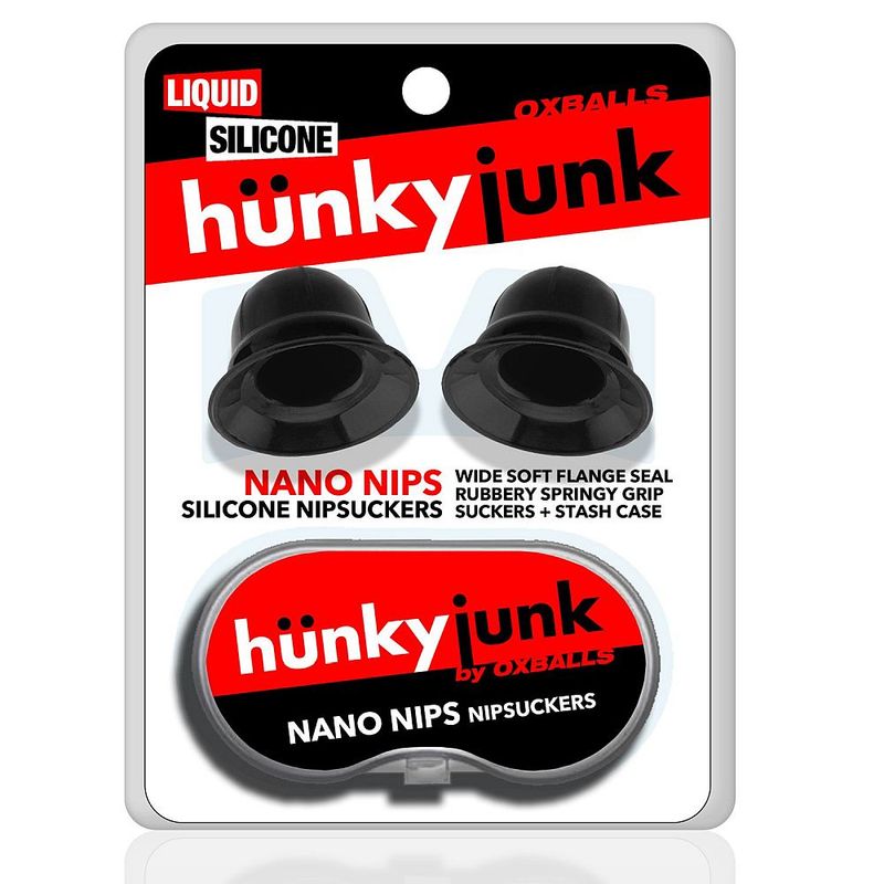Nano Nips Nipple Sucker Silicone Black w Storage Case - Just for you desires