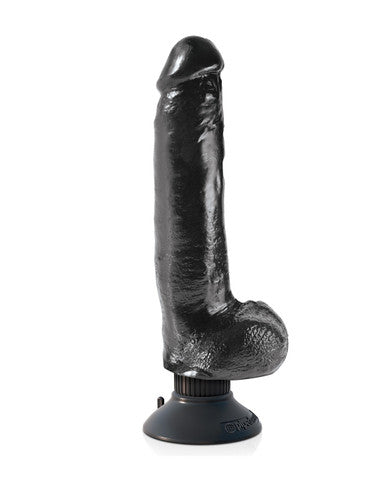 172591 - King Cock 9 Inch Vibrating Cock With Balls - Just for you desires
