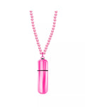 MiVibe Necklace Pink Beads & Pink Bullet - Just for you desires