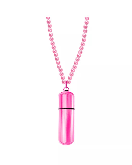 MiVibe Necklace Pink Beads & Pink Bullet - Just for you desires