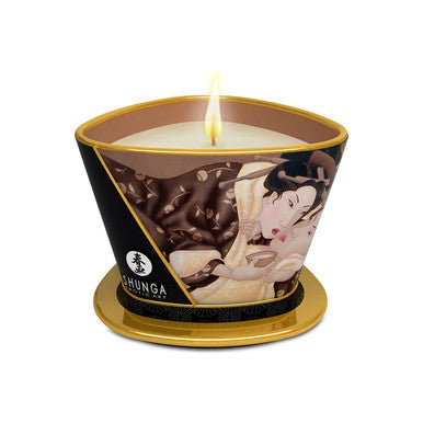 175817 - Shunga Massage Candle Chocolate 170 Ml - Just for you desires