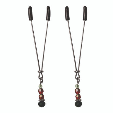 176094 - Sexperiments Ruby Nipple Clips - Just for you desires