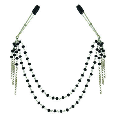 177089 - Sportsheets Midnight  Jeweled Nipple Clips - Just for you desires