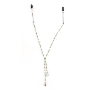 177090 - Sportsheets Nipple Clamps with Teardrop Crystals - Just for you desires