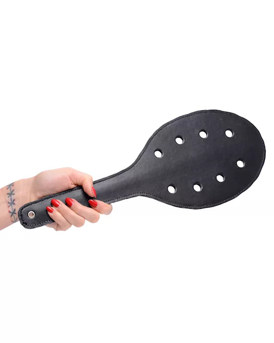 Deluxe Rounded Paddle with Holes - Just for you desires