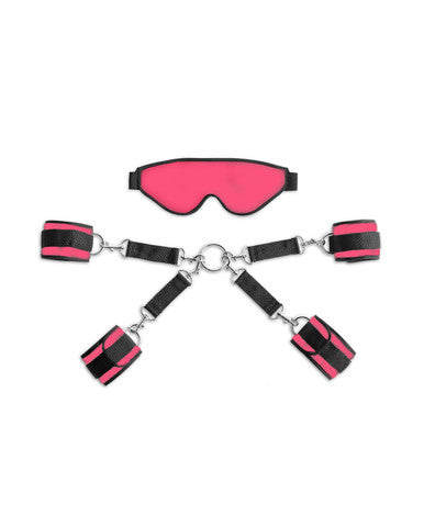187997 - Bond Deluxe Cuff And Blindfold Kit - Just for you desires
