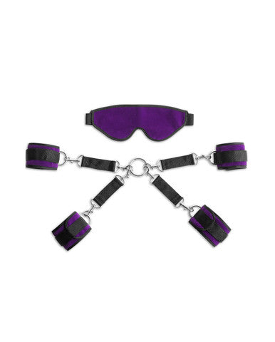 188001 - Bond Deluxe Cuff And Blindfold Kit - Just for you desires