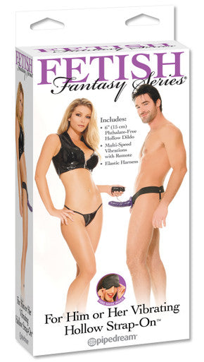 19459 - Vibrating Hollow Strap On - Just for you desires