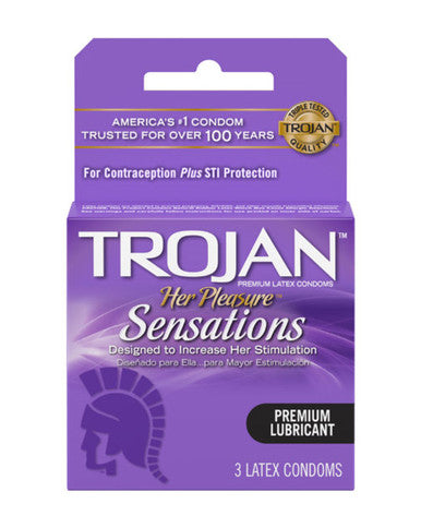 195957 - Trojan Her Pleasure Sensations 3Pk - Just for you desires