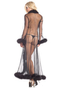 200773 - Full-Length Sheer Robe - Just for you desires
