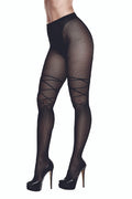 201810 - Ribbon & Bow Jacquard Pantyhose - Just for you desires