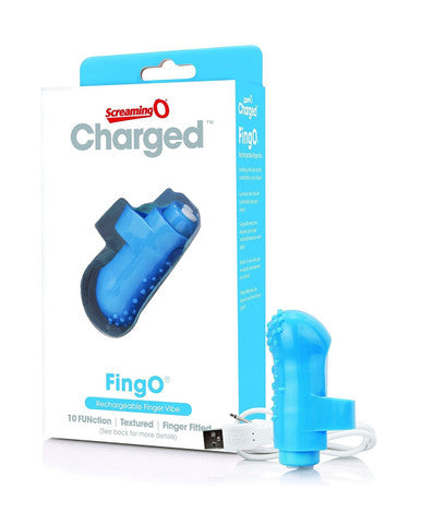 204617 - The Screaming O Charged FingO Finger Vibe - Just for you desires