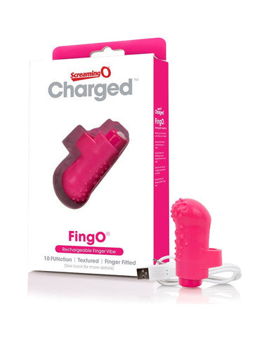204618 - The Screaming O- Charged FingO Finger Vibe - Just for you desires