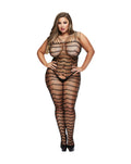 207626 - Criss Cross Crotchless Bodystocking - Just for you desires