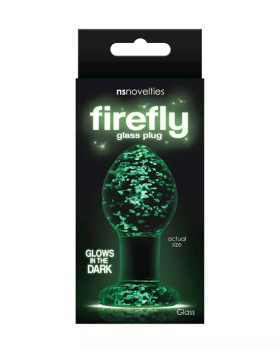 Firefly Glass Plug Medium Clear - Just for you desires