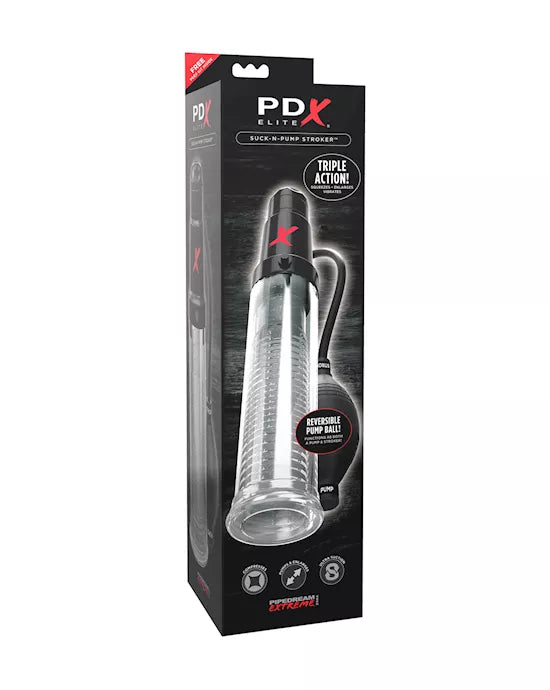 PDX Elite  Suck-N-Pump Stroker - Just for you desires