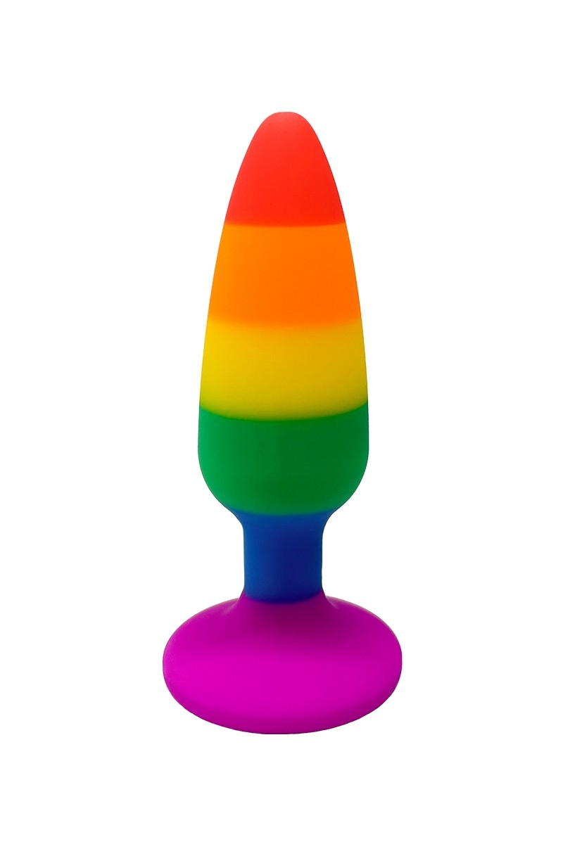 Wooomy Hiperloo Silicone Rainbow Plug L - Just for you desires