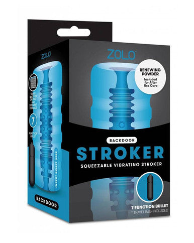 210657 - Zolo Backdoor Squeezable Vibrating Stroker - Just for you desires