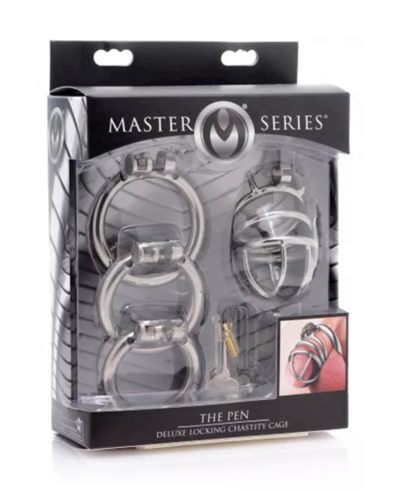 The Pen Deluxe Locking Chastity Cage - Just for you desires