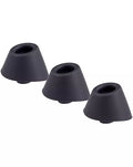 Womanizer InsideOut Silicone Heads 3 Pack Black Small - Just for you desires