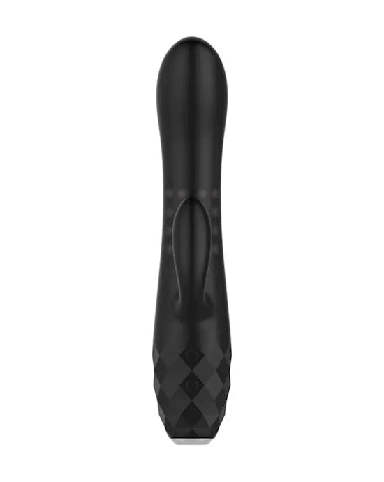 Diamonds The Duchess - Rotating Beaded Rabbit Vibe Blk - Just for you desires