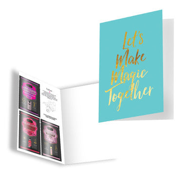 214297 - Let'S Make Magic Together Greeting Card - Just for you desires