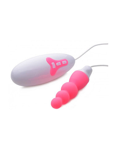 215894 - Bubble Blast Beaded Vibrating Egg - Just for you desires