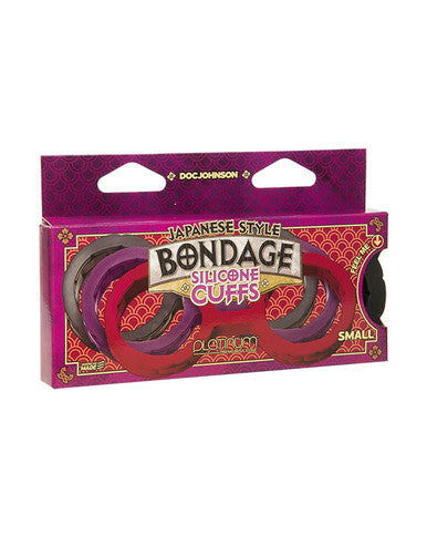 216824 - Japanese Style Bondage Silicone Cuffs - Small - Just for you desires