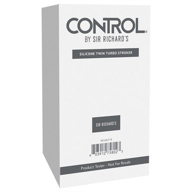 217229 - Sir Richard's Silicone Twin Turbo Stroker - Tester - Just for you desires