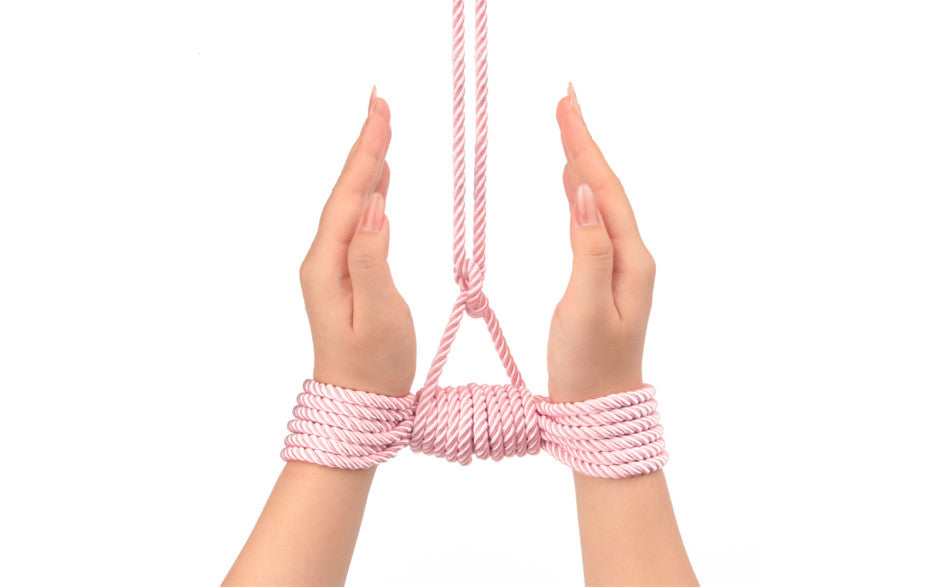 Rebellion Reign Rose 10m Silky Bondage Rope Pink - Just for you desires