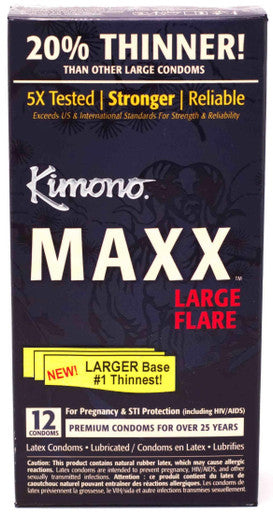 217317 - Kimono Maxx Large Flare - 12 Pack - Just for you desires