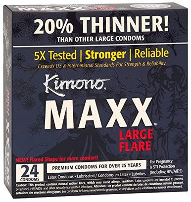 217318 - Kimono Maxx Large Flare - 24 Pack - Just for you desires
