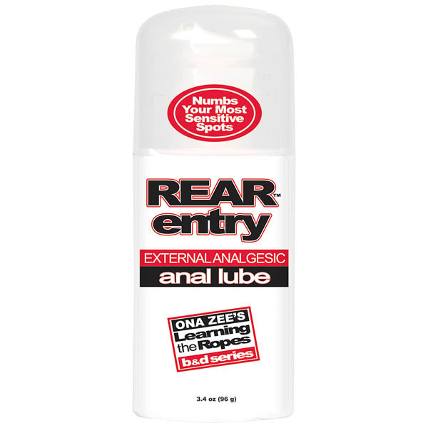 Ona Zee's Rear Entry Anal Lubricant 3.4oz - Just for you desires
