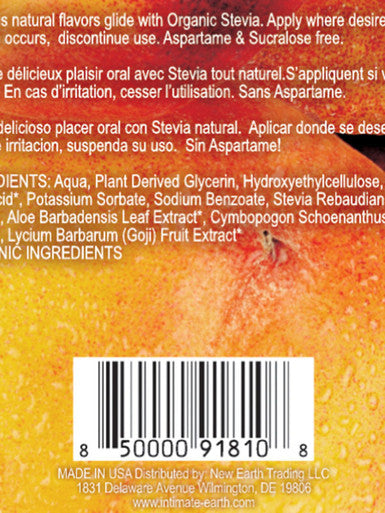 219344 - Intimate Earth Natural Flavours Glide Foil - Naughty Nectarine - Just for you desires