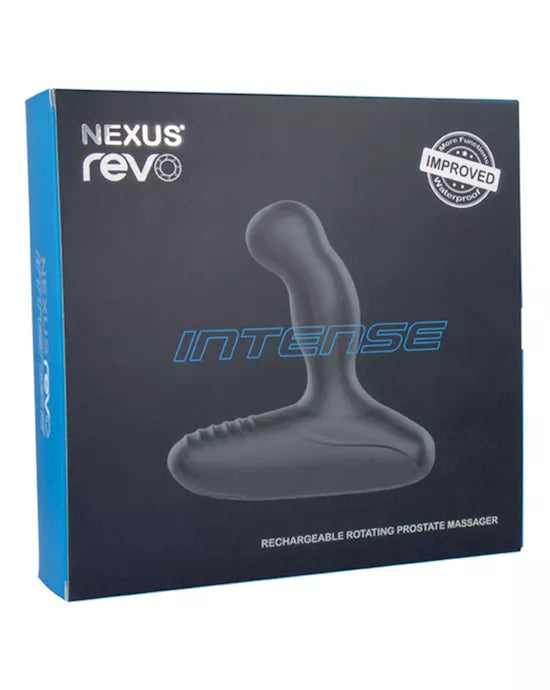 REVO INTENSE Waterproof Rotating Prostate Massager Black - Just for you desires