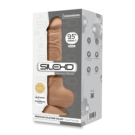 Silexd 9.5"" Model 3 Caramel - Just for you desires