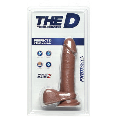 220387 - The Perfect D 7 Inch Firmskyn Dildo With Balls - Just for you desires