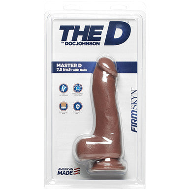220397 - The Master D 7.5 Inch Firmskyn Dildo With Balls - Just for you desires