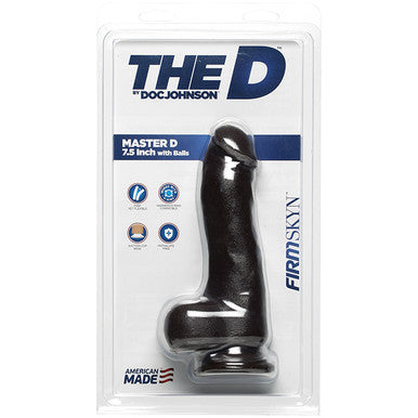 220398 - The Master D 7.5 Inch Firmskyn Dildo With Balls - Just for you desires