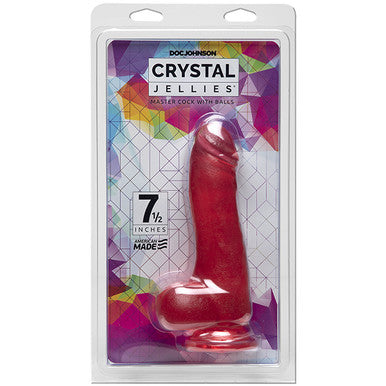 220527 - Doc Johnson Crystal Jellies 7.5 Inch Master Cock With Balls - Just for you desires