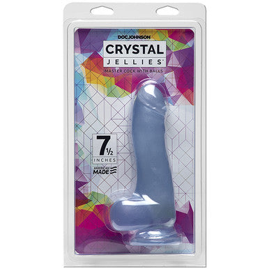 220528 - Doc Johnson Crystal Jellies 7.5 Inch Master Cock With Balls - Just for you desires