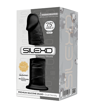 Silexd 7.5"" Model 2 Black - Just for you desires