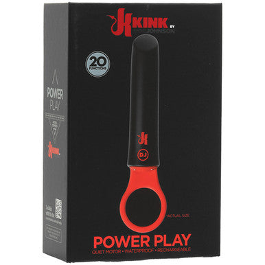 220737 - Kink - Power Play Vibrator With Silicone Grip Ring - Just for you desires