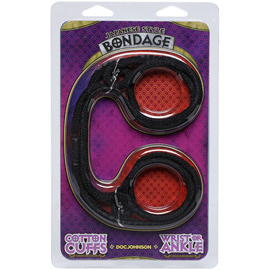 220898 - Japanese Style 100% Cotton Wrist Or Ankle Cuffs - Just for you desires