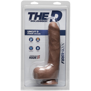 220914 - Doc Johnson Firmskyn 9 Inch Uncut Dildo With Balls - Just for you desires