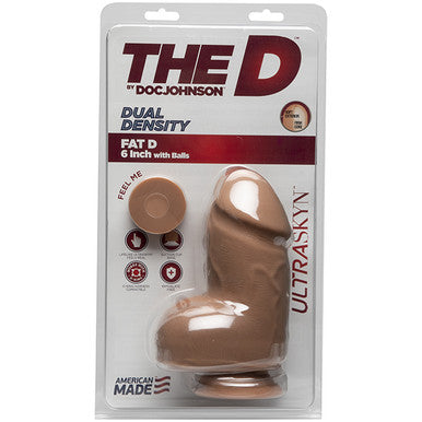 220917 - Doc Johnson Ultraskyn 6 Inch Fat Dildo With Balls - Just for you desires