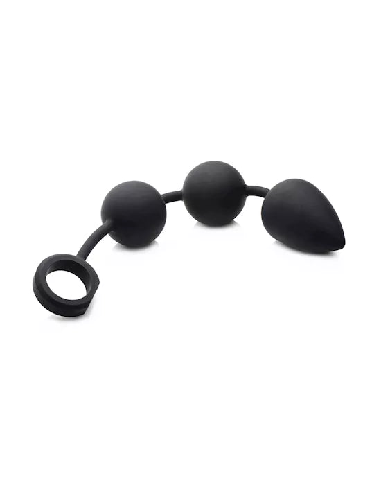 Tom Of Finland Large Silicone Weighted Anal Ball Plug - Just for you desires