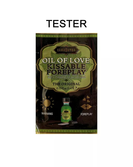 Kama Sutra Kissable Foreplay Oil of Love - The Original (3ml) - Just for you desires